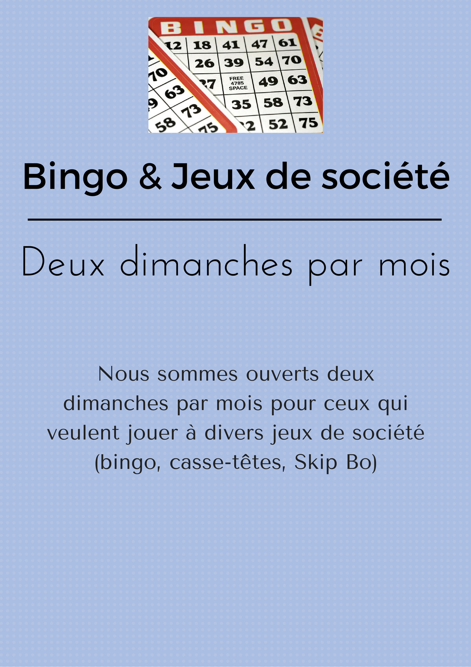 Bingo & Jeux de société (1)